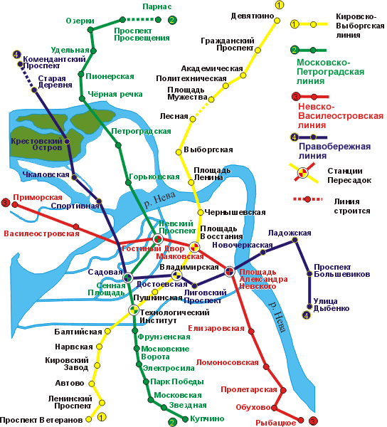 Карта метро